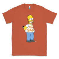 Copper The Simpsons Homer Number 1 Dad Father's Day V2 Classic Tee - longCreatives