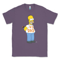 Lavender The Simpsons Homer Number 1 Dad Father's Day V2 Classic Tee - longCreatives