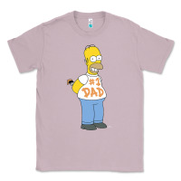 Lilac The Simpsons Homer Number 1 Dad Father's Day V2 Classic Tee - longCreatives