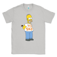 Moon Dust The Simpsons Homer Number 1 Dad Father's Day V2 Classic Tee - longCreatives