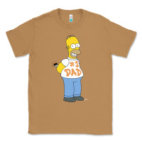Toasted Coconut The Simpsons Homer Number 1 Dad Father's Day V2 Classic Tee - longCreatives