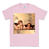Bubblegum Pink angels gift raphael cupid cherubs art valentine angel Classic Tee - longCreatives