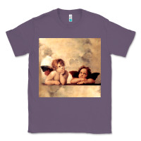 Lavender angels gift raphael cupid cherubs art valentine angel Classic Tee - longCreatives