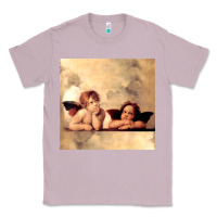 Lilac angels gift raphael cupid cherubs art valentine angel Classic Tee - longCreatives