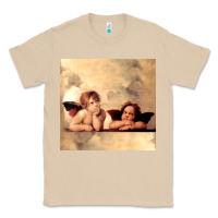 Mushroom angels gift raphael cupid cherubs art valentine angel Classic Tee - longCreatives
