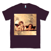 Plum angels gift raphael cupid cherubs art valentine angel Classic Tee - longCreatives