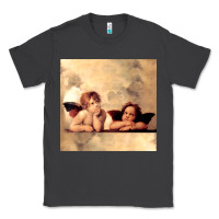 Smoke angels gift raphael cupid cherubs art valentine angel Classic Tee - longCreatives