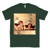 Sports Green angels gift raphael cupid cherubs art valentine angel Classic Tee - longCreatives