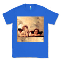 True Royal angels gift raphael cupid cherubs art valentine angel Classic Tee - longCreatives