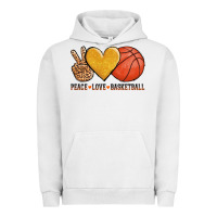 Pigment Lunar Rock peace love basketball Urban Hoodie - AdoDesignShop