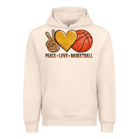 Sandshell peace love basketball Urban Hoodie - AdoDesignShop