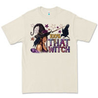 Bone 100% That Witch Black Afro Witch Premium Tee - texasbilliewilder