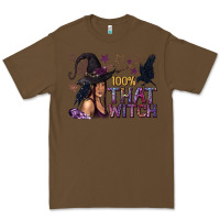 Cacao 100% That Witch Black Afro Witch Premium Tee - texasbilliewilder