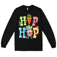 Black Easter hip hop gnome Long Sleeve Tee - OliviaCreatesArt