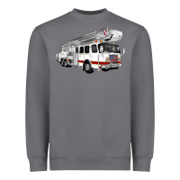 Storm White Fire Truck Heavyweight Sweatshirt - Artiststas