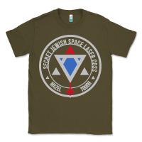Army Green Secret Jewish Space Laser Corps Mazel Tov Funny Prank Classic Tee - longCreatives