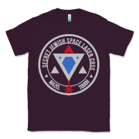 Plum Secret Jewish Space Laser Corps Mazel Tov Funny Prank Classic Tee - longCreatives