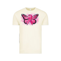 Vintage Arctic Cancer ribbon butterfly Cancer Awareness Vintage Tee - HowdyJamesFarm