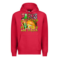 Cardinal Tacos And Tequila Premium Hoodie - CowhideDigitalArt