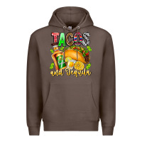 Coffee Tacos And Tequila Premium Hoodie - CowhideDigitalArt