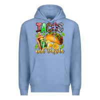 Colony Blue Tacos And Tequila Premium Hoodie - CowhideDigitalArt