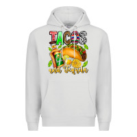 Dove Grey Tacos And Tequila Premium Hoodie - CowhideDigitalArt