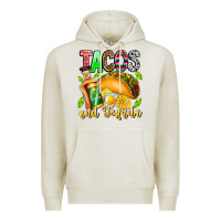 Oatmeal Heather Tacos And Tequila Premium Hoodie - CowhideDigitalArt