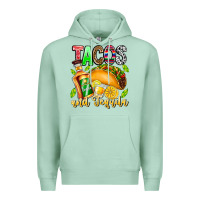 Seafoam Tacos And Tequila Premium Hoodie - CowhideDigitalArt