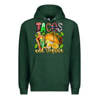 Sports Green Tacos And Tequila Premium Hoodie - CowhideDigitalArt