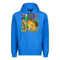 True Royal Tacos And Tequila Premium Hoodie - CowhideDigitalArt