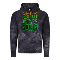 Cloud Black St. Patrick's I don't need luck i have skills Vintage Hoodie - OliviaCreatesArt