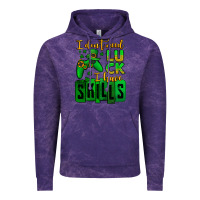 Cloud Purple St. Patrick's I don't need luck i have skills Vintage Hoodie - OliviaCreatesArt