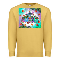 Antique Gold ohana stitch Premium Sweatshirt - AdoDesignShop
