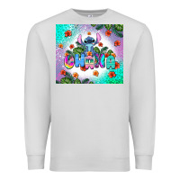 Dove Grey ohana stitch Premium Sweatshirt - AdoDesignShop