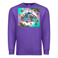 Purple ohana stitch Premium Sweatshirt - AdoDesignShop