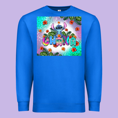 Ohana Stitch Premium Sweatshirt Designed By Adodesignshop