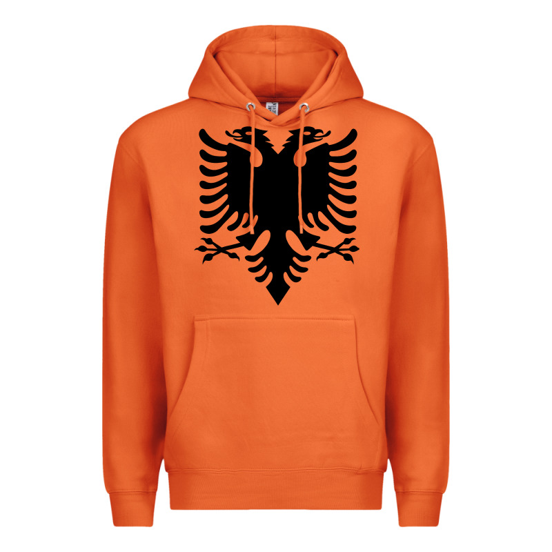 Albanian Flag Eagle Double Red Albania Shqipe Kosovo Premium Hoodie by longCreatives | Teevron