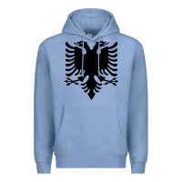 Colony Blue Albanian Flag Eagle Double Red Albania Shqipe Kosovo Premium Hoodie - longCreatives