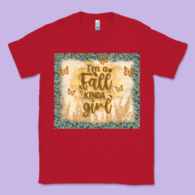 I'm A Fall Kinda Girl Classic Tee Designed By Tumblerdesignbyshophia