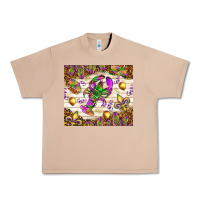 Burro Mardi Gras with crab tumbler Urban Heavy Tee - HowdyJamesFarm