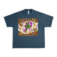 Midnight Navy Mardi Gras with crab tumbler Urban Heavy Tee - HowdyJamesFarm
