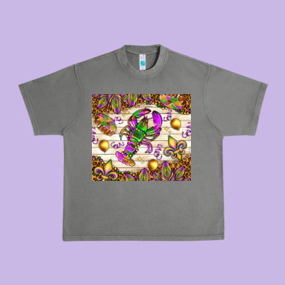 Mardi Gras With Crab Tumbler Urban Heavy Tee Designed By Howdyjamesfarm