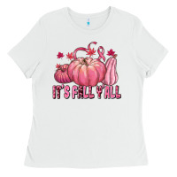 White its fall yall Ladies Tee - texasbilliewilder