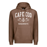 Chestnut Cape Cod MA Vintage Crossed Oars & Boat Anchor Sports Sweat Premium Hoodie - longCreatives
