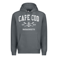 Rock Cape Cod MA Vintage Crossed Oars & Boat Anchor Sports Sweat Premium Hoodie - longCreatives