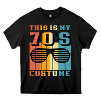 Black This İs My 70'S Costume Heavy Core Tee - Bettercallsaul