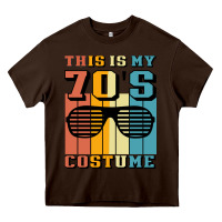 Chocolate Brown This İs My 70'S Costume Heavy Core Tee - Bettercallsaul
