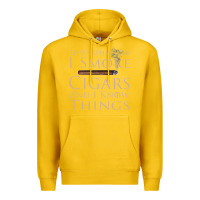 Lemon That's What I Do I Smoke Cigars And I Know Things Premium Hoodie - longCreatives