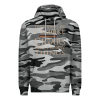 Slate Camo That's What I Do I Smoke Cigars And I Know Things Premium Hoodie - longCreatives