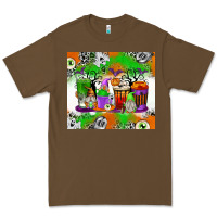 Cacao Halloween Coffee Cups Premium Tee - texasbilliewilder